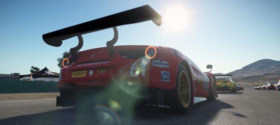 6 минут 4K геймплея Project CARS 2 с Ferrari 488 GT3 на треке Willow Springs