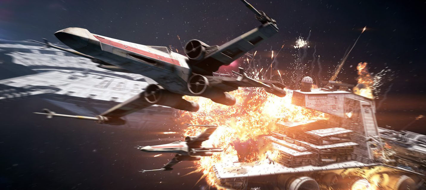 Около 50 минут космических сражений в Star Wars: Battlefront II