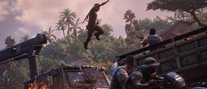 В Uncharted 4 более двух часов кат-сцен