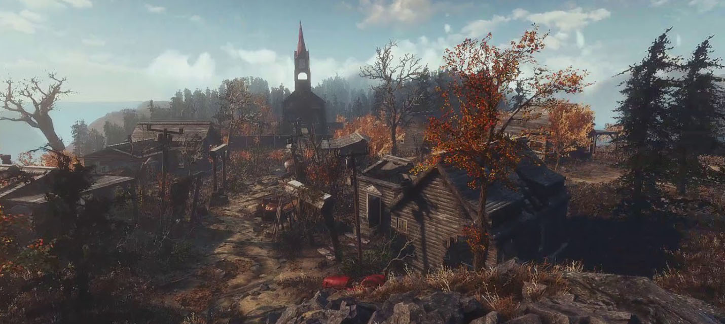 Энтузиаст воссоздал локацию Metro: Exodus из трейлера в Fallout 4