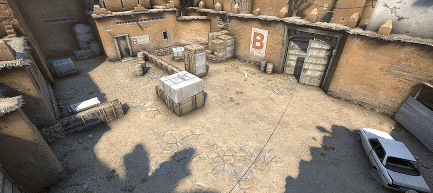 Сравнение оригинальной и обновленной Dust2 в Counter-Strike: Global Offensive