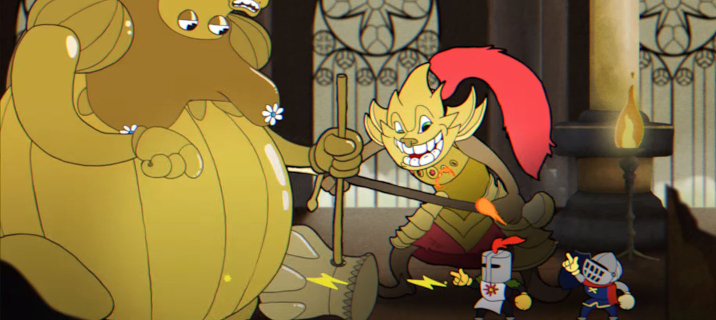 Cupsouls - милый кроссовер Dark Souls и Cuphead