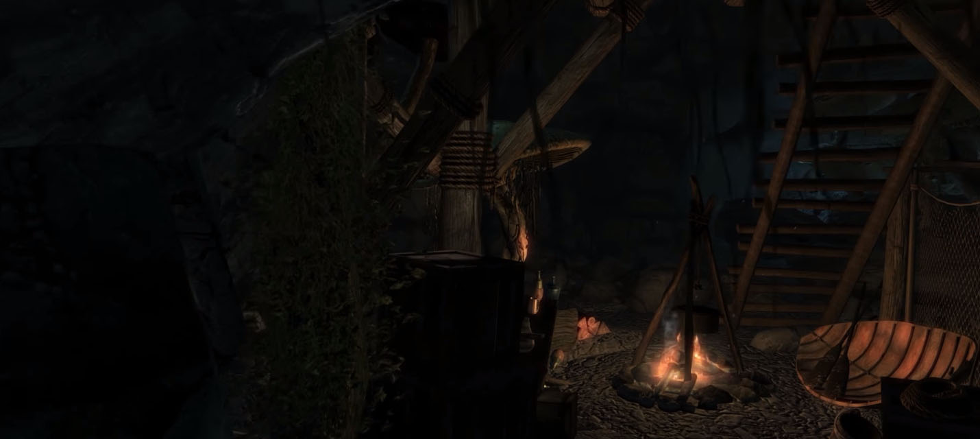 Взгляните на то, как сейчас в Skywind выглядят пещеры и шахты