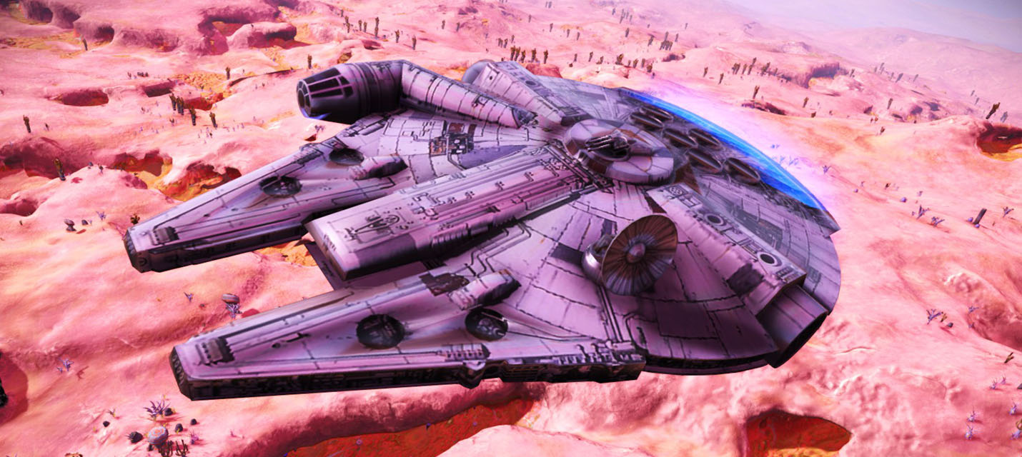 Теперь вы можете пересесть на Тысячелетнего Сокола в No Man's Sky