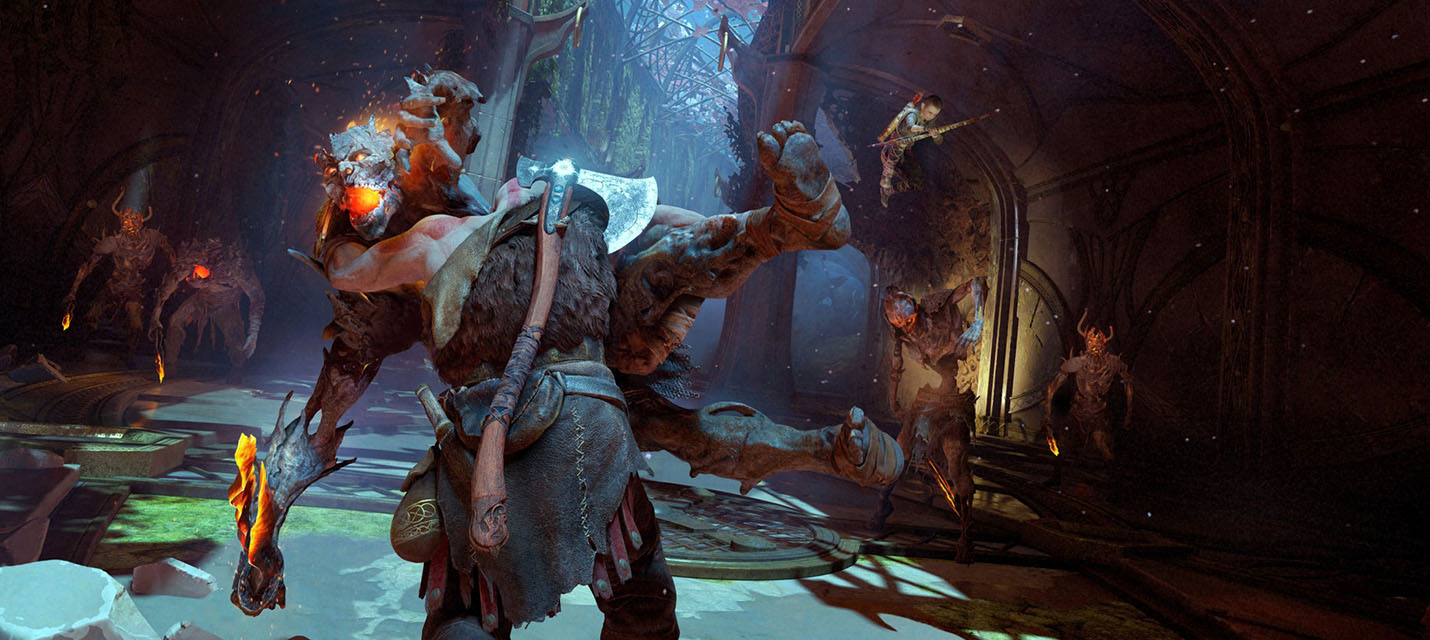 Кратос в God of War все еще жестокий спартанец