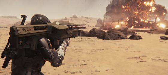 Мир вокруг игрока в Squadron 42, одиночной кампании Star Citizen, не ждет его решений