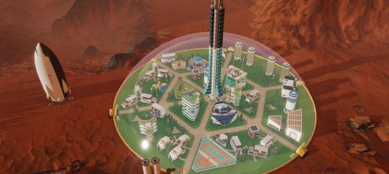 Еще одни час геймплея градостроительного симулятора Surviving Mars