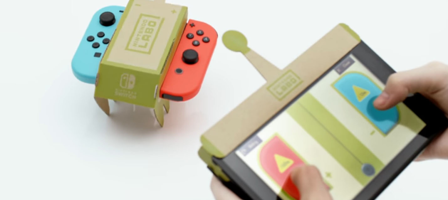Nintendo анонсировали Nintendo Labo - интерактивную платформу с картонными контроллерами для Switch