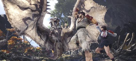 Персонажи Street Fighter V появятся в Monster Hunter World