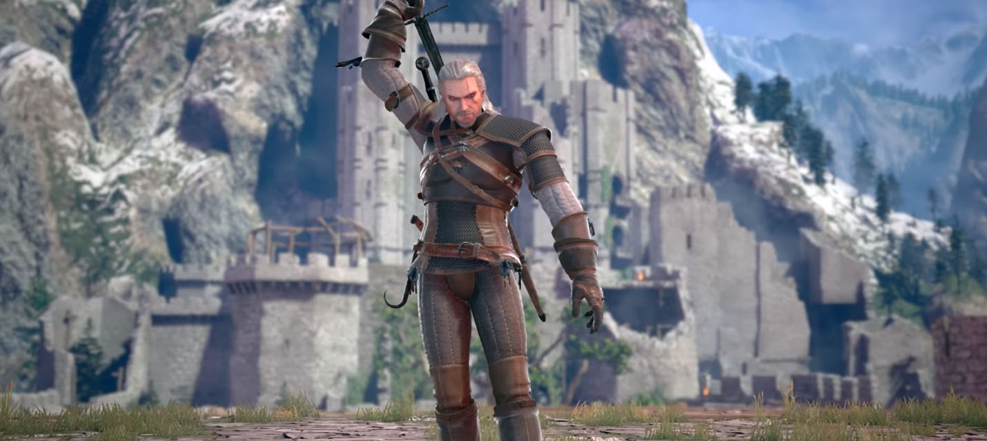 Первый взгляд на Геральта в Soulcalibur VI