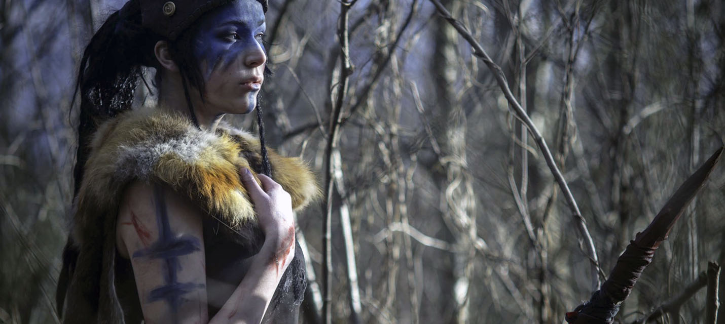 Косплей прекрасной Сенуи из Hellblade: Senua's Sacrifice