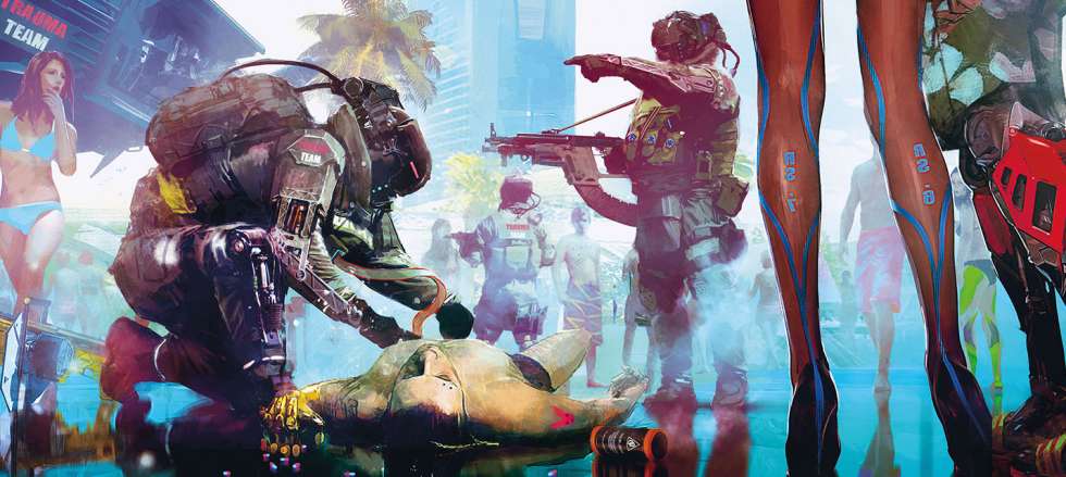 Потрясающие концепт-арты Cyberpunk 2077 и несколько новых подробностей
