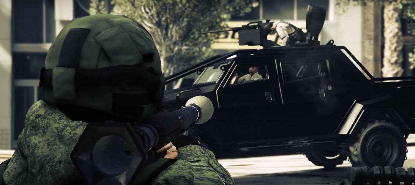 Grand Theft Auto V: Warfare превращает Лос-Сантос в поле боя