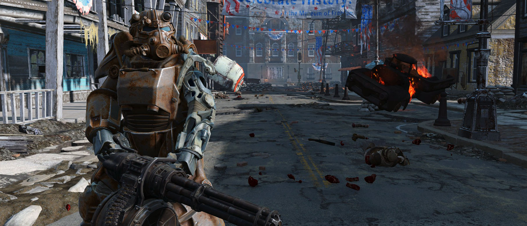 Fallout 4: С какой высоты выдержит падение игрок в силовой броне?