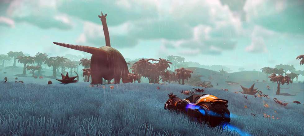 «Фантастические твари» - в No Man's Sky появились динозавроподобные существа