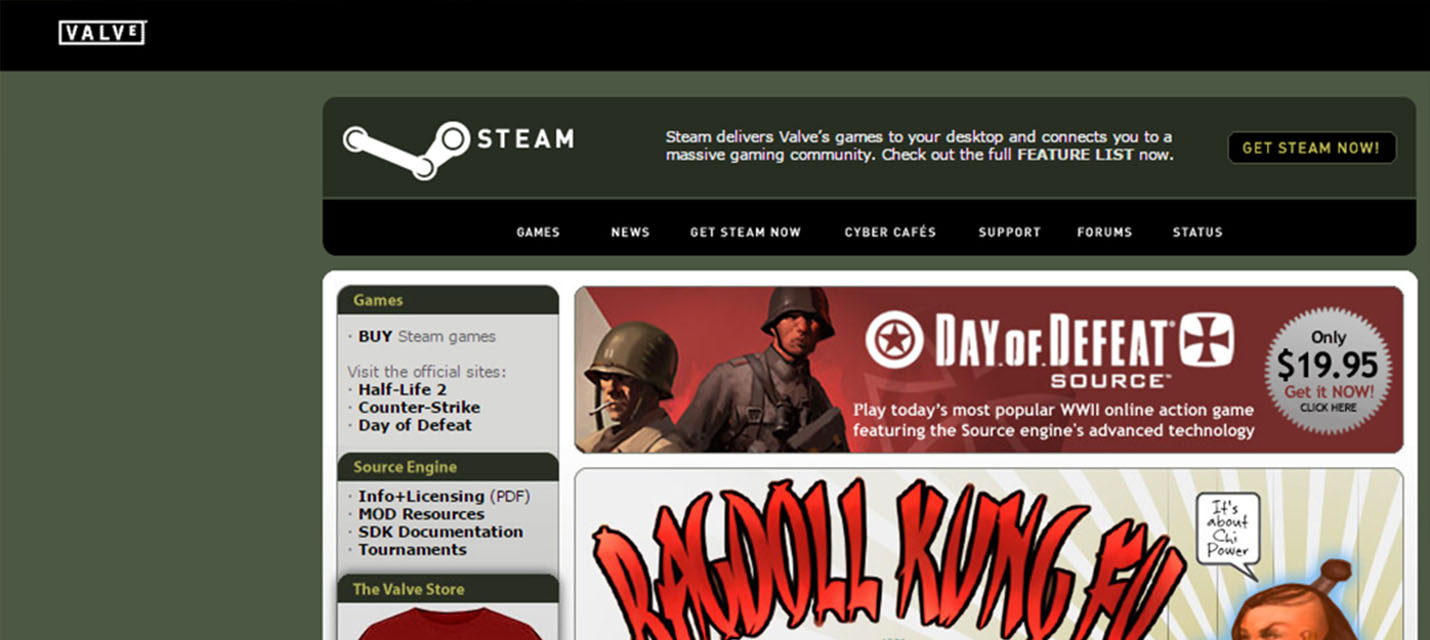 Все 15 лет эволюции Steam Store в картинках