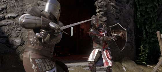 Стрельба из лука и лошади в новом геймплее Mordhau