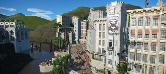 Кто-то воссоздал Карнаку из Dishonored 2 в Planet Coaster