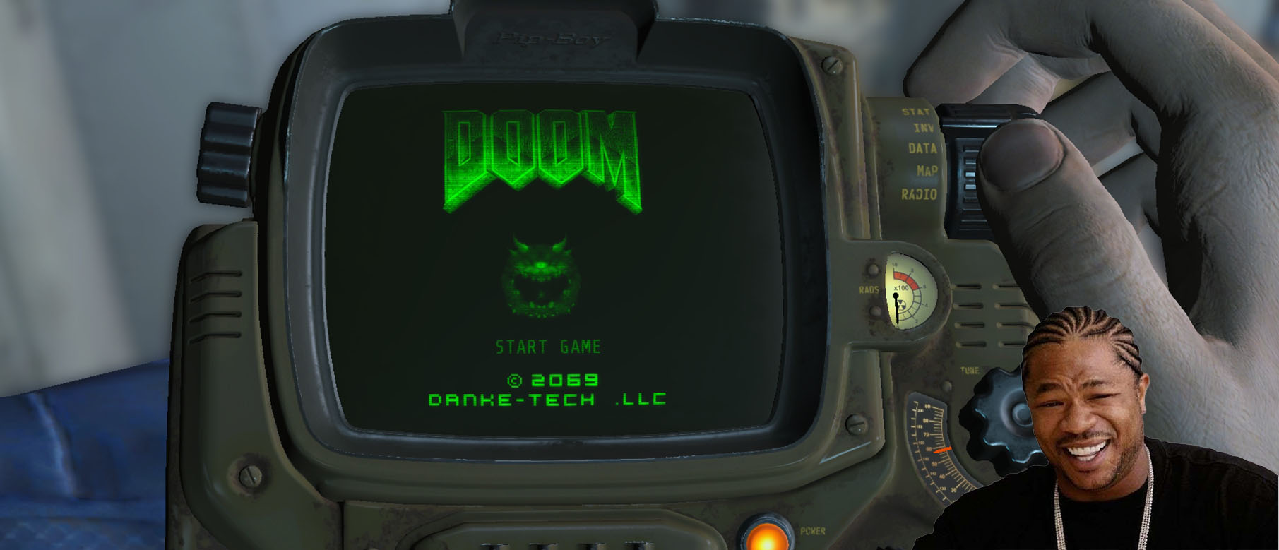 Фанатский мод для Fallout 4 позволяет играть в Doom на Pip-boy