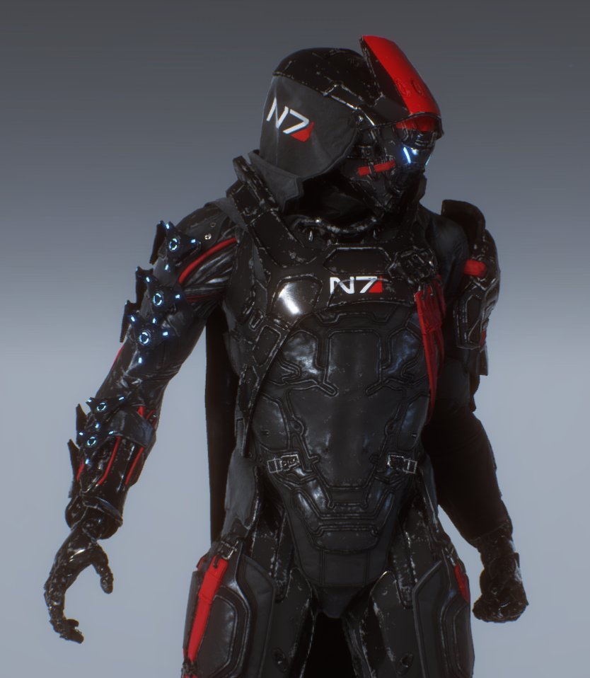 Броня N7 из Mass Effect отлично смотрится на джавелинах из Anthem