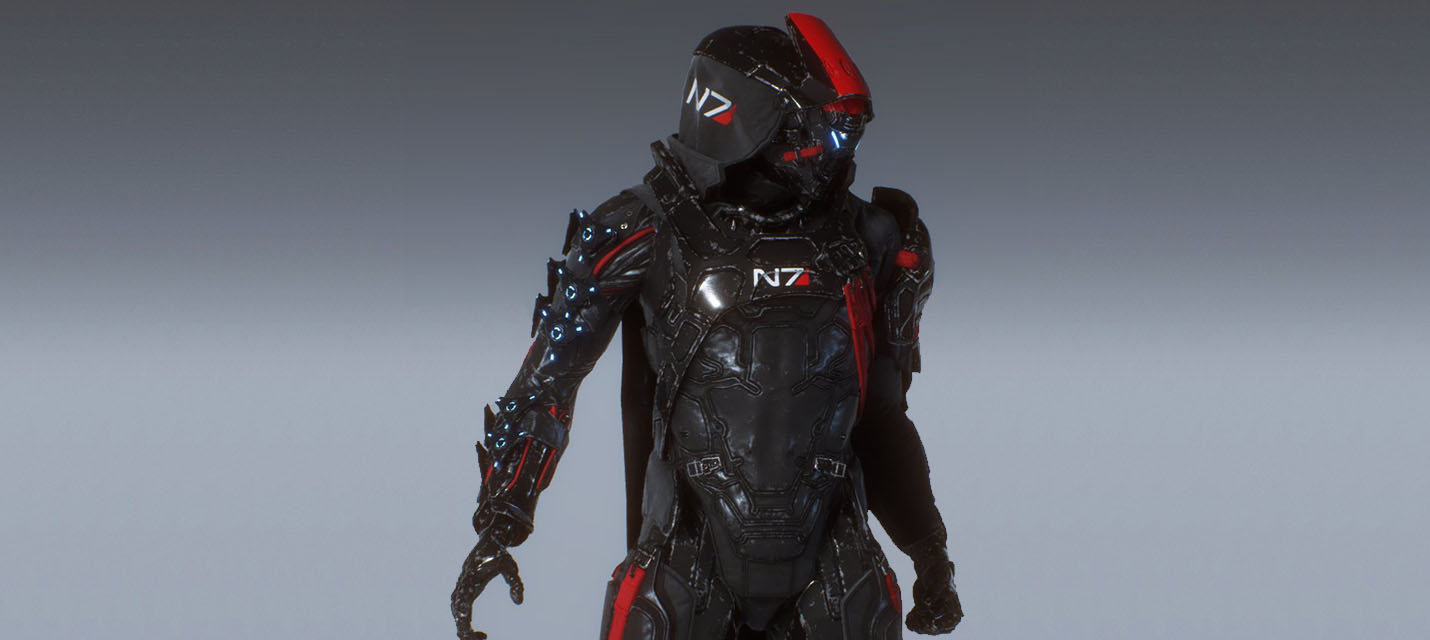 Броня N7 из Mass Effect отлично смотрится на джавелинах из Anthem