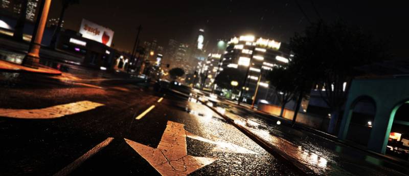 Метеоритный дождь в Grand Theft Auto V