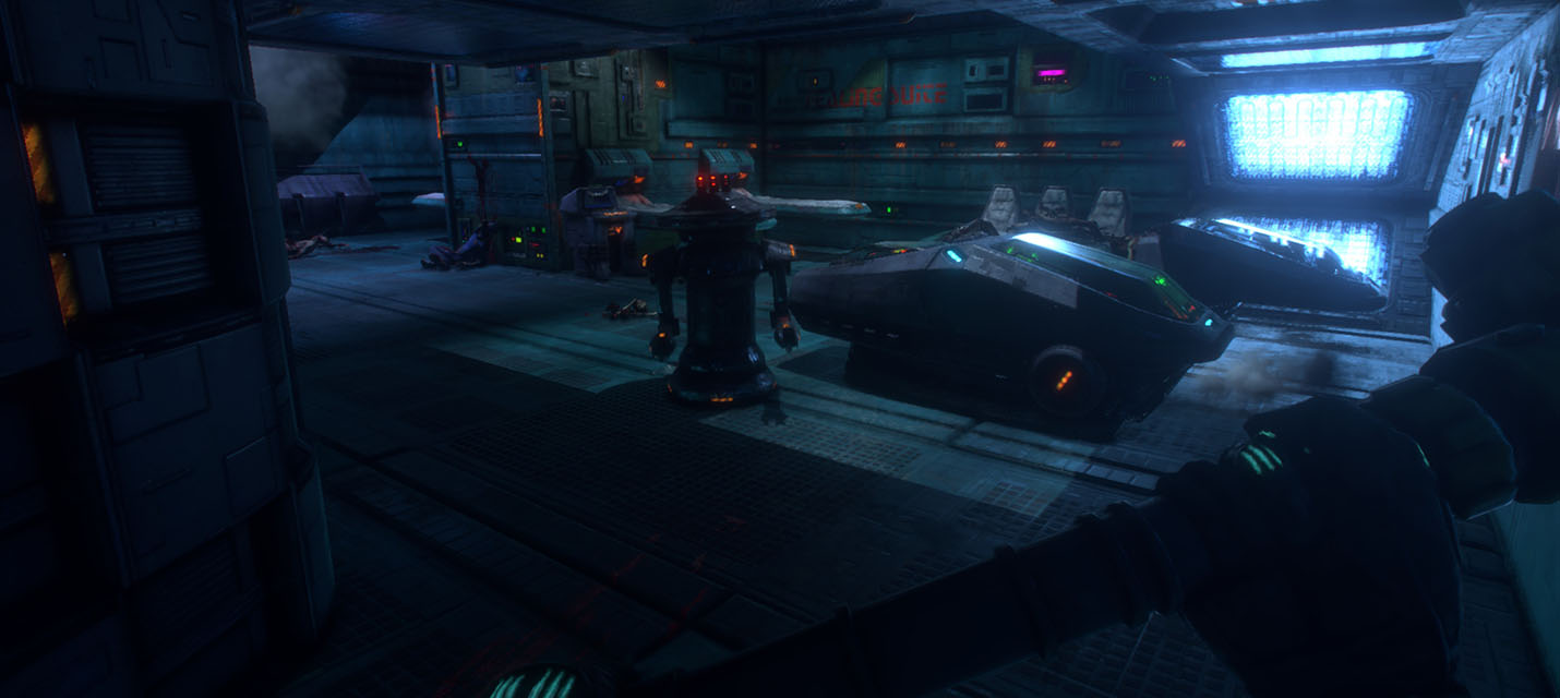 Взгляните на один из уровней ремейка System Shock целиком