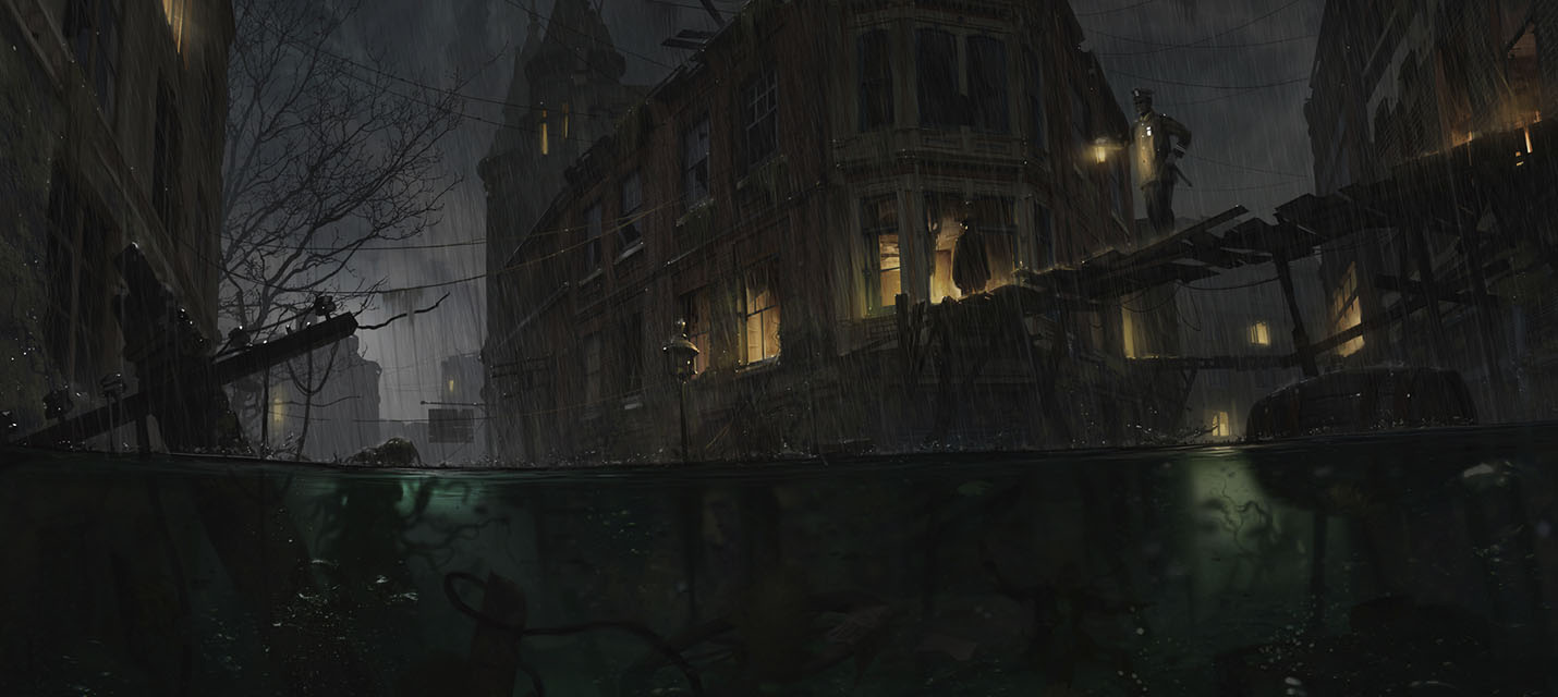 Город и гигантские монстры с щупальцами в новом трейлере The Sinking City
