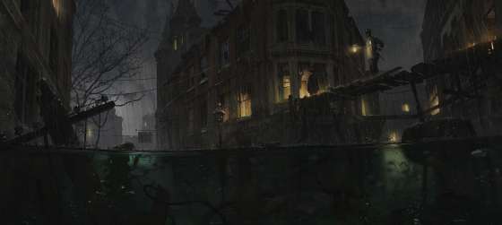 Город и гигантские монстры с щупальцами в новом трейлере The Sinking City