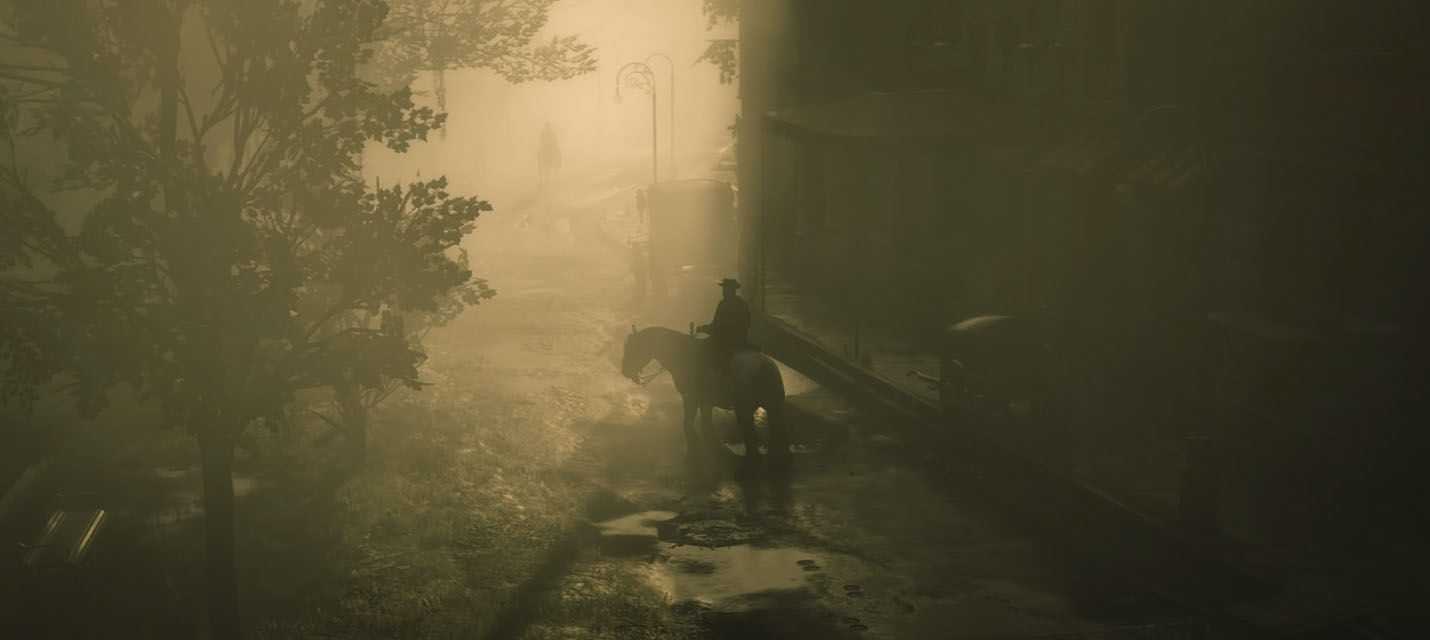 В Red Dead Redemption 2 заметили либо призрака, либо хорошо замаскировавшегося кролика
