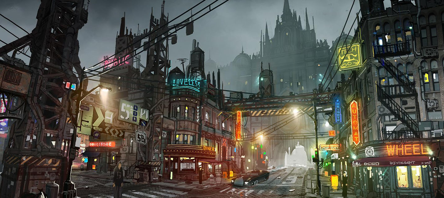 Концепт-арт Сектора 8 из ремейка Final Fantasy VII