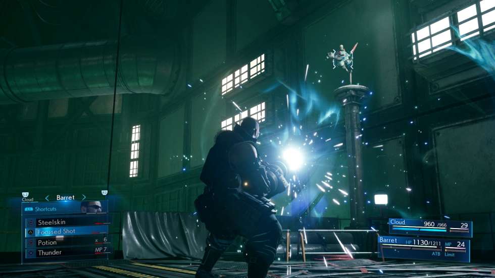 Множество геймплейных кадров ремейка Final Fantasy VII на новых скринш