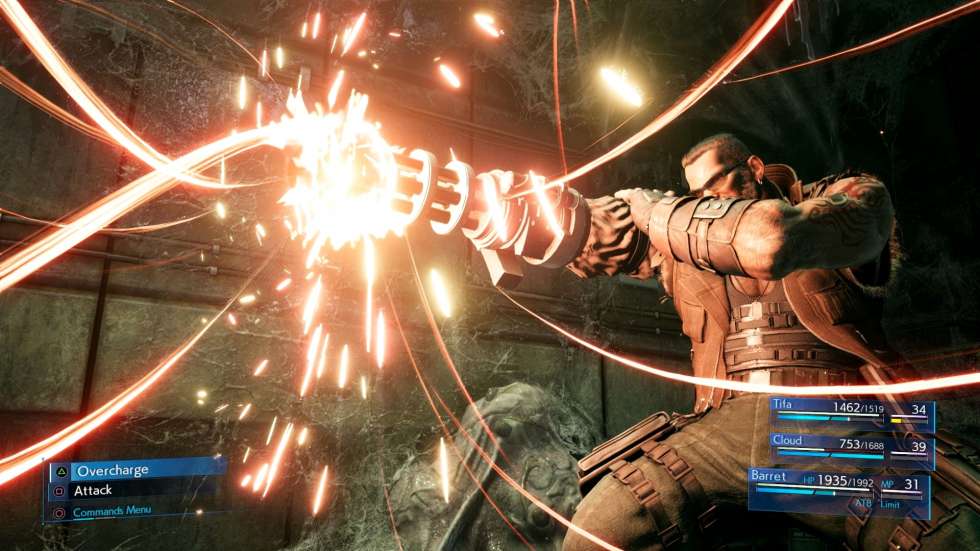 Множество геймплейных кадров ремейка Final Fantasy VII на новых скринш