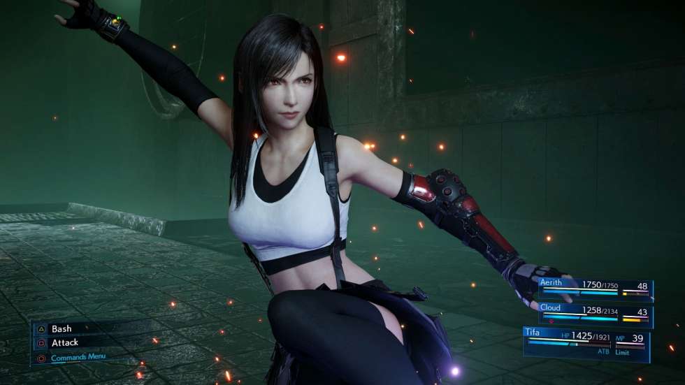 Множество геймплейных кадров ремейка Final Fantasy VII на новых скринш