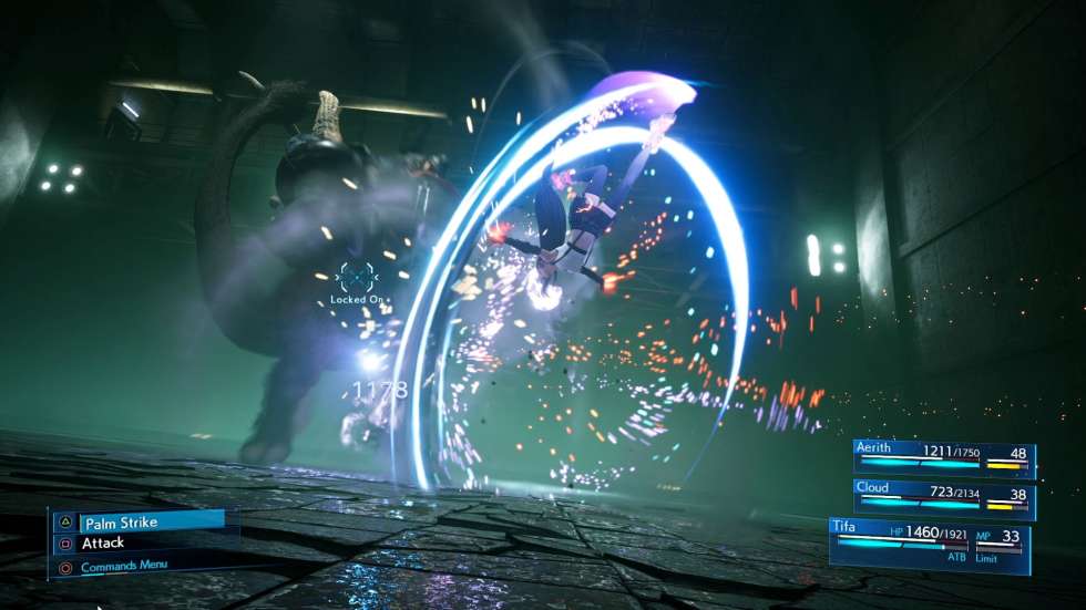 Множество геймплейных кадров ремейка Final Fantasy VII на новых скринш