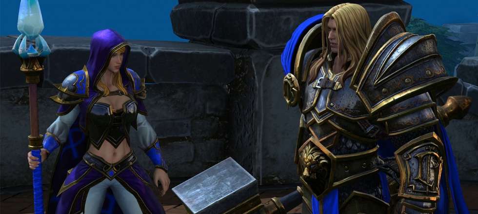 Взгляните на главное меню Warcraft III: Reforged