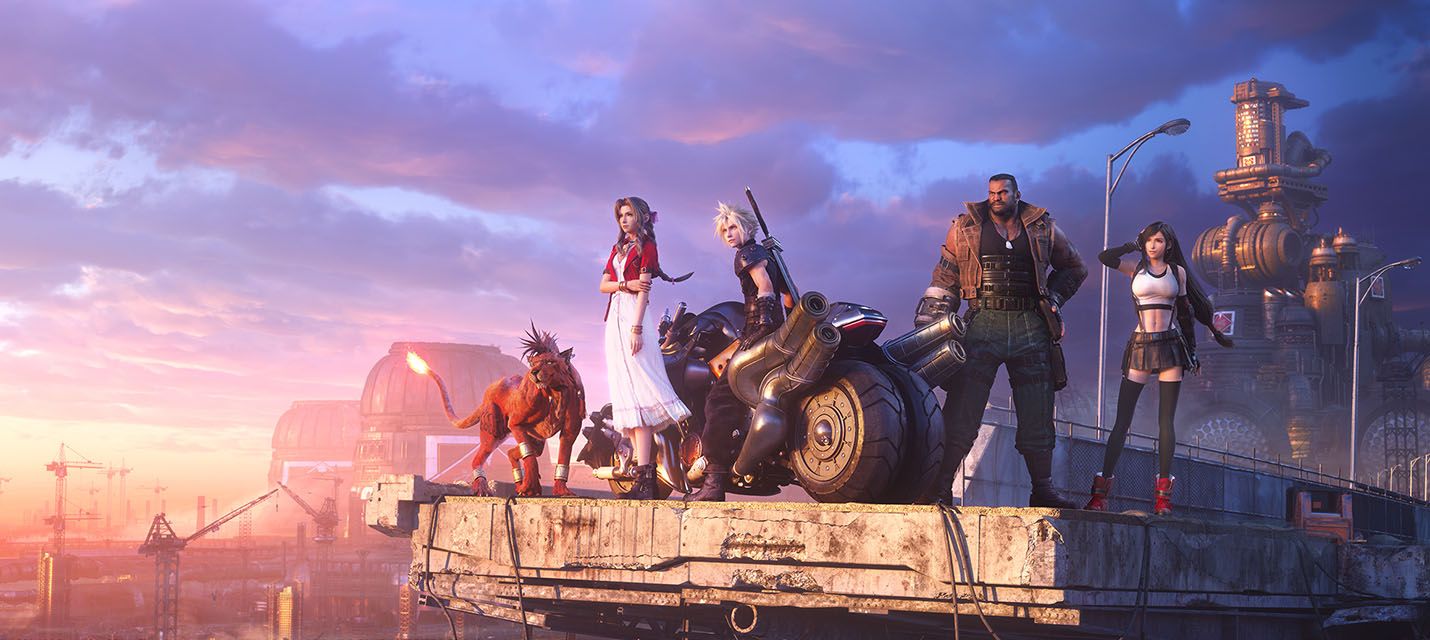 Главные герои ремейка Final Fantasy VII на новом рекламном постере