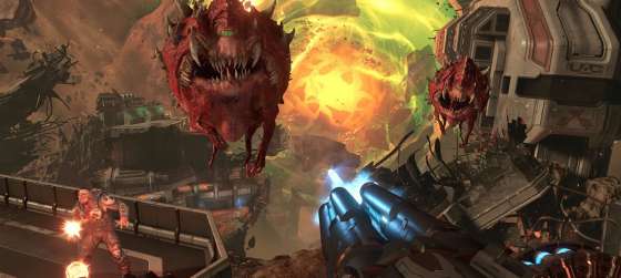 Новый геймплей Doom Eternal на «кошмарном» уровне сложности и битва с боссом