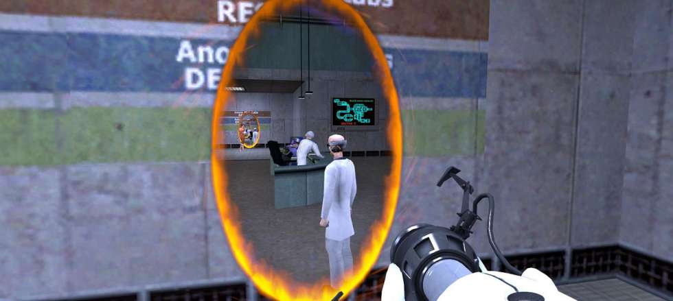 Теперь Half-Life можно пройти с портальной пушкой из Portal