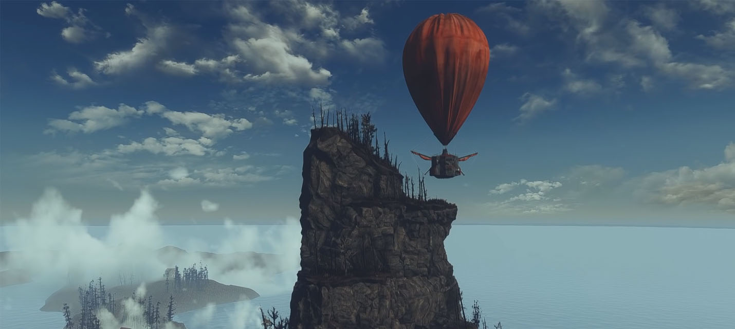 Взгляните на первый и единственный в своём роде летающий бункер в Fallout 4