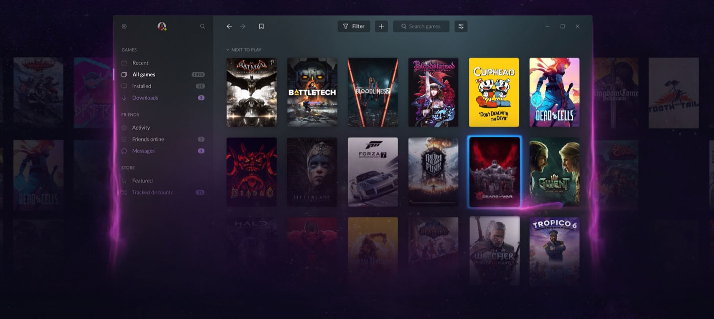 GOG Galaxy 2.0 теперь поддерживает интеграцию с Epic Games Store