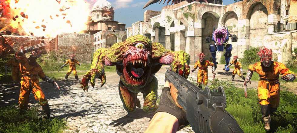 Грозный «Папамобиль» в новом геймплее Serious Sam 4