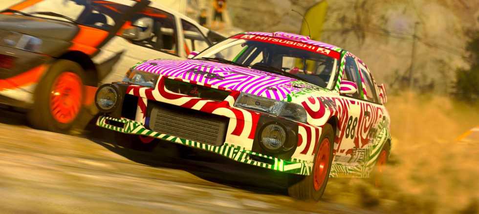 Кольцевые заезды на стадионе в геймплейном отрезке DIRT 5
