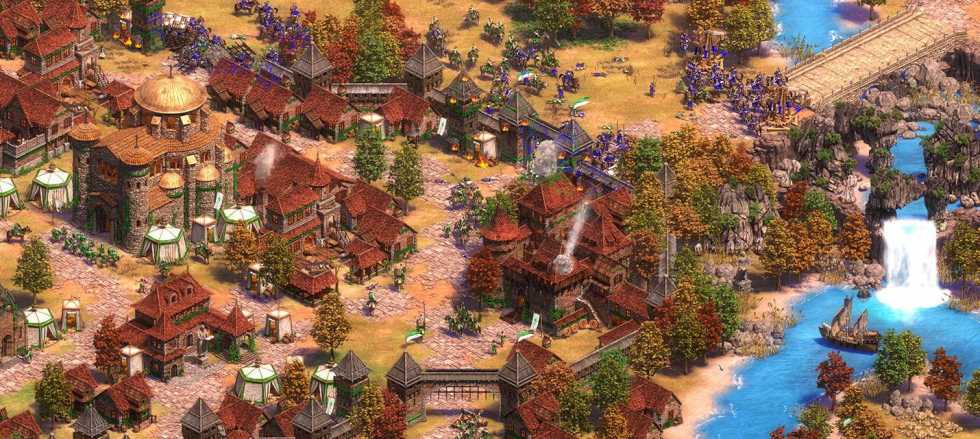 Немного геймплея из режима «королевской битвой» Age of Empires II: Definitive Edition