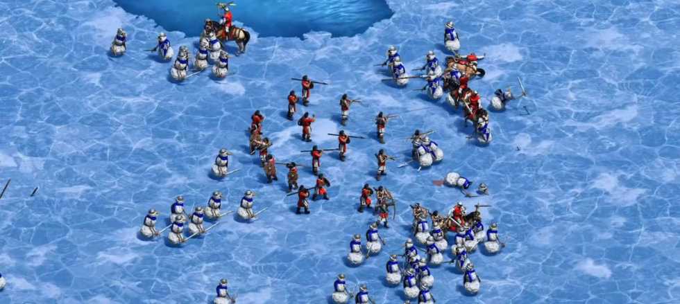 В Age of Empires II: Definitive Edition появились боевые снеговики