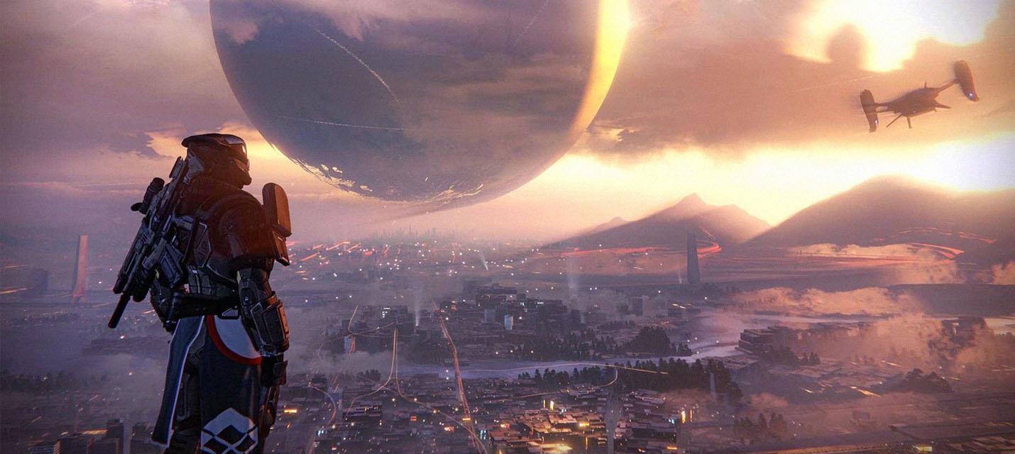 Странник и Пирамиды из Destiny на самом деле крохотные в соотношении Земли