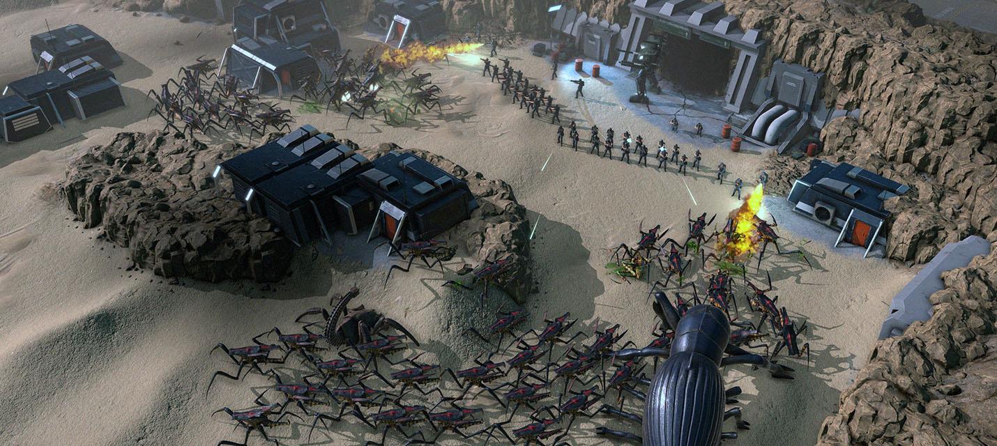 Новый геймплейный трейлер RTS Starship Troopers - Terran Command