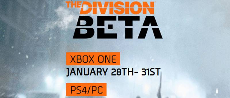 На PC и PS4 бета The Division стартует 29 Января