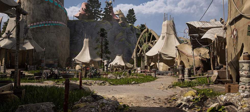 Взгляните на суперреалистичный фанарт деревни тауренов из World of Warcraft