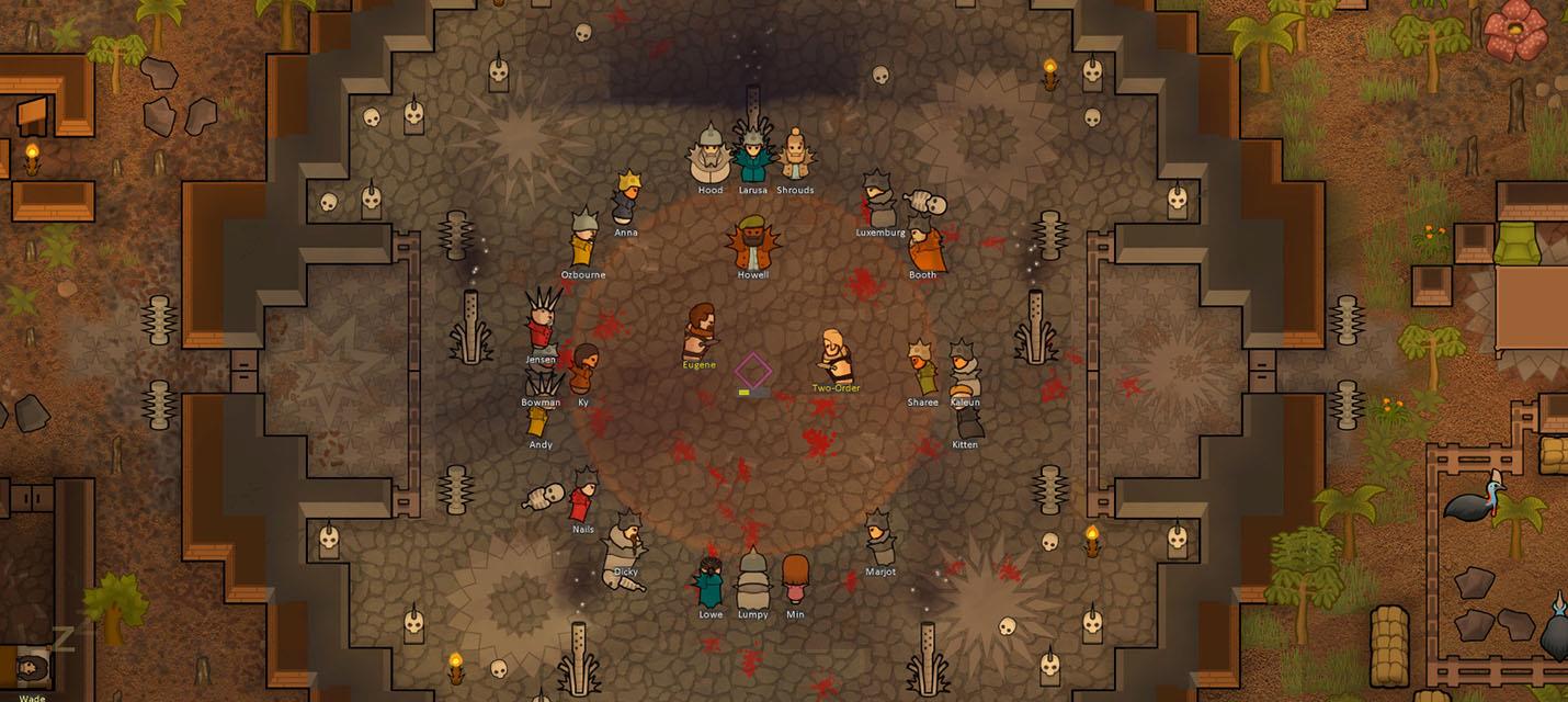 Следующее обновление для Rimworld позволит создать культ поклоняющихся деревьям каннибалов